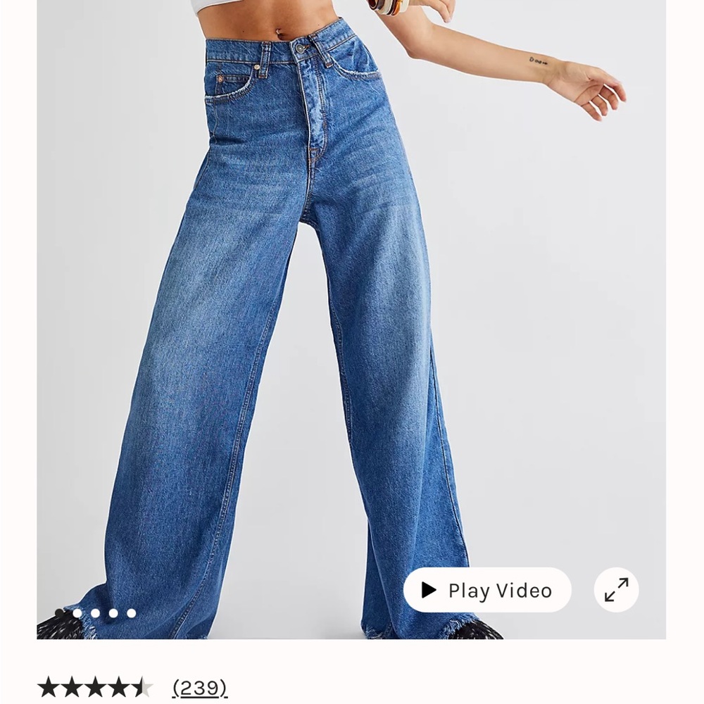 We the Free, Old West Slouchy Jeans, size 27